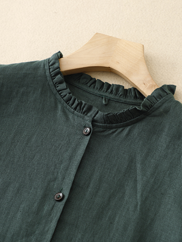 Casual Loose Cotton Linen Long - Casual Loose Linen Shirt Dress 评论和价格