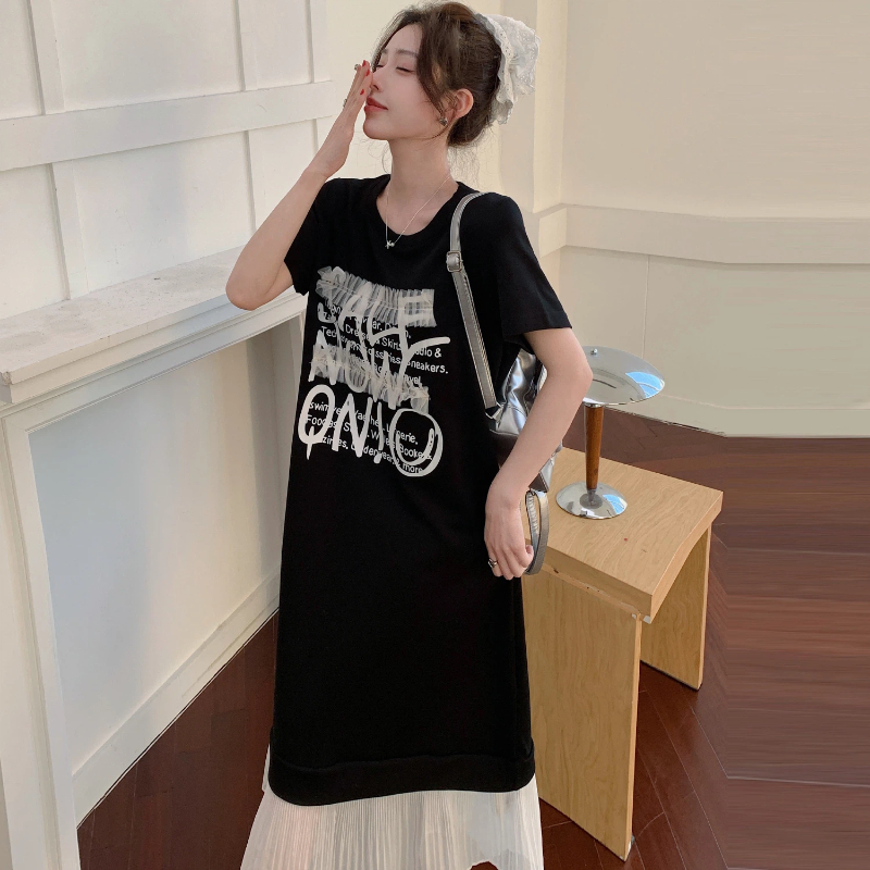 New 2026 Summer Women's T-Shir - Korean Style A Line Shirt Dress 评论和价格