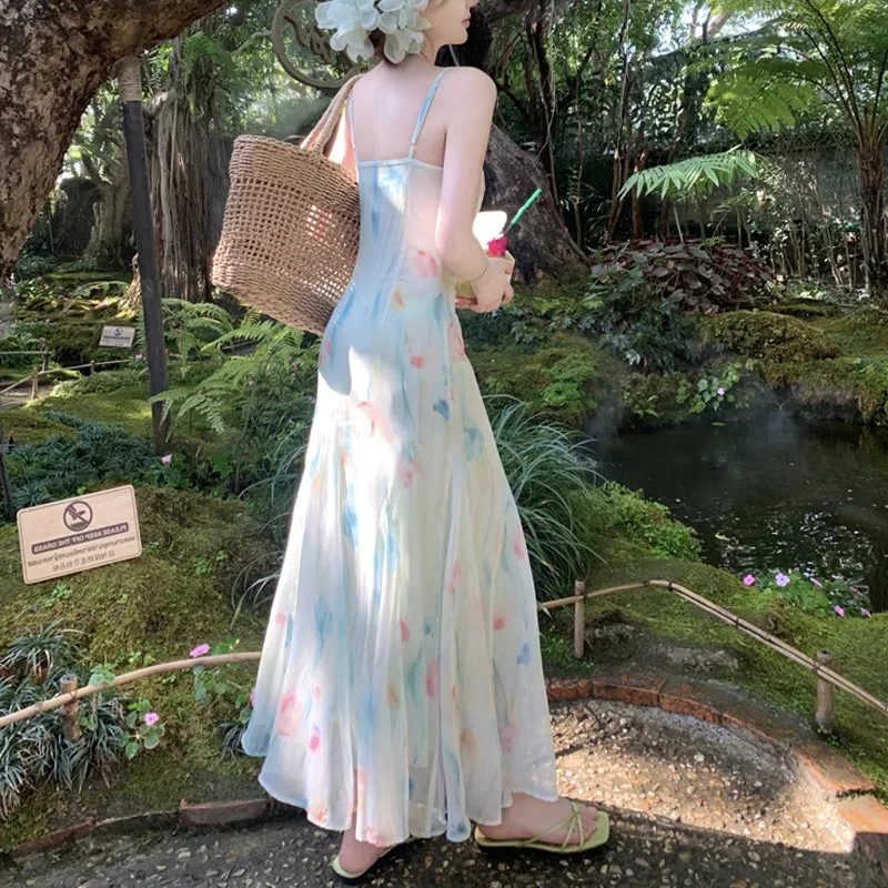 Kawaii Sweet Y2k Japanese Midi - French Vintage Floral Midi Dress 评论和价格